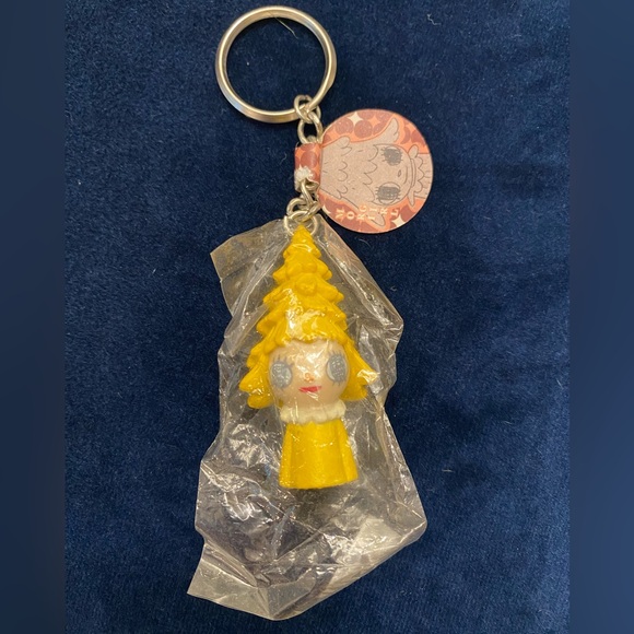 YOSHITOMO NARA Mori Girl Keychain Artwork - LIMITED EDITION
